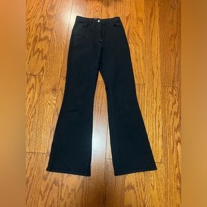 Aritzia Black Flare Jeans